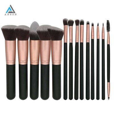 Wholesale 14Pcs Amazon Hot Sale Glitter Custom Private Label Professional Makeup Brushes Set